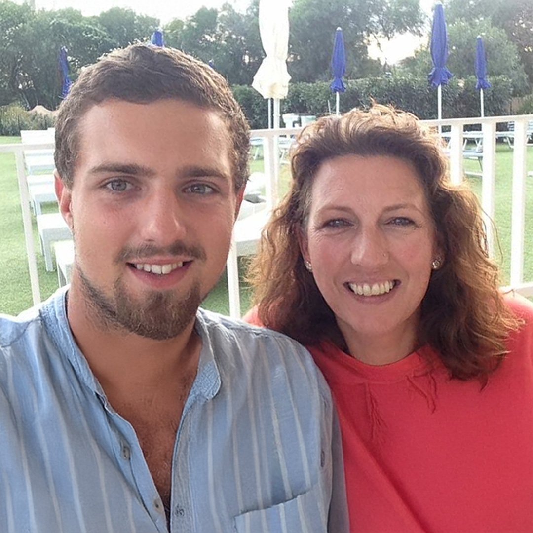 A photo of Helen and Ryan sitting together